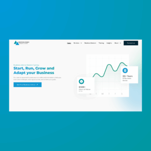 Western Sydney Business Centre homepage with services overview